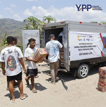 YPP Emtek Media Jangkau Manggarai Timur Salurkan Bantuan Gempa parigimoutong dan Layanan Psikososial Anak